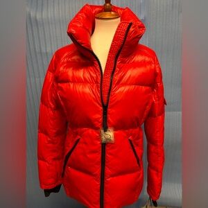 brand new red ski jacket ‘s13 rider’ puffer